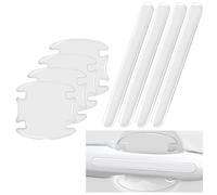 NHTZLEMEN 8 Pezzi Adesivo per Maniglia Protettiva Auto, per Hyundai Santa FE Tucson i20 i30 i40 ix20 ix35 Pellicole Anti-Graffio per Protezione Vernice per Maniglie Incassate,B
