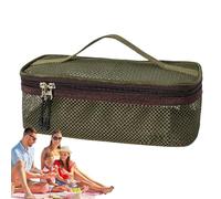 Nhujevkom Borsa Accessori Cucina Campeggio - Borsellino Cucina Portatile per Esterni | Borsa Per Utensili E Trucchi In Rete Traspirante Per Campeggio Barbecue Picnic Spiaggia Avventura Vacanza