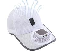Nhujevkom Cappelli con ventilatore solare da uomo, regolabile a 180 gradi, cappello solare a 3 velocità, portatile, traspirante, per golf, giardinaggio, sport, viaggi, spiaggia, escursionismo