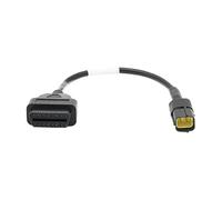 Nhujevkom Cavo Di Estensione OBD2,Cavo Prolungamento OBD2 per Autoveicoli e Macchine Agricole - Auto Maschio Femmina per Moto, Veicoli, Officine Riparazioni Motori, Test Emissioni, Conducenti e Garage