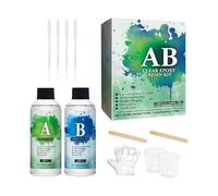 Nhujevkom Colla per Legno per Mobili in Legno,Facile da Applicare con una Forte Adesione - Colla Bicomponente Da Riparazione Metalli | Per Casa Dormitorio Hotel Ristorante Appartamento E Attività