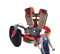 Nhujevkom Imbracatura Per Decespugliatore - Fascia Spalla Zaino Per Decespugliatore | Cintura Traspirante Confortevole per Rasaerba da Giardino Taglio Siepi