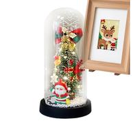 Nhujevkom Luce Notturna di Natale - Illuminazione Decorativa per Atmosfera | Decorazioni a Cupola di Luci Notturne LED,Per Camera Soggiorno Tavolo Esposizione Natalizia