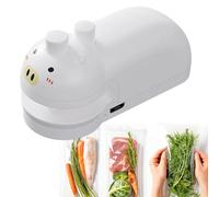 Nhujevkom Mini sigillante magnetico per sacchetti, mini sigillatore magnetico | Rivigillatore a caldo ricaricabile a forma di cartone animato compatto per conservare cibo in cucina viaggi pasti carne
