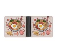 NHYDSPQ Portafogli, Delizioso Sweet Ramen Print Mens Portafogli, portafoglio sottile da uomo, alla moda portafogli bifold con più slot per schede, stile, taglia unica, moderno