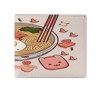 NHYDSPQ Portafogli, Delizioso Sweet Ramen Print Mens Portafogli, portafoglio sottile da uomo, alla moda portafogli bifold con più slot per schede, stile, taglia unica, moderno