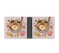 NHYDSPQ Portafogli, Delizioso Sweet Ramen Print Mens Portafogli, portafoglio sottile da uomo, alla moda portafogli bifold con più slot per schede, stile, taglia unica, moderno