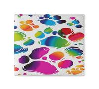 NHYDSPQ Portafogli, portafogli da uomo con stampa colorata di zampa di cane, portafoglio sottile da uomo, alla moda, con scomparti multipli per carte, stile, taglia unica, moderno