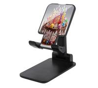 NHYDSPQ Supporto pieghevole per telefono, con scritta "Happy Birthday", supporto per telefono cellulare, regolabile, pieghevole, per tutti gli smartphone
