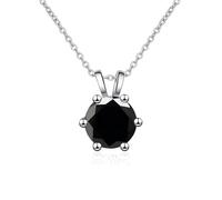 NHYHEHMR 1 carat d coeleur vvs1 bleu rose rose moissanite colliers pendentive for women s925 sterling women's women - compleanno di San Valentino con certificato