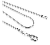 NHYHEHMR 16-24 Inchs Snake Chains Necklaces Pendant For Women Sterling-jewelry