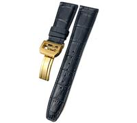 NHYHEHMR 20mm 21mm 22mm Cowhide Watch Band Replacement for Porotfino Family 'S Watches Strap Folding Buckle