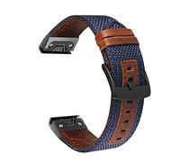 NHYHEHMR 22 26MM Canvas Watch Band Straps For Fenix 7 7X 6X 6 Pro Enduro Epix Easyfit Wristband 5 5X Plus 3 HR Smartwatch Bracelet