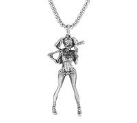 NHYHEHMR Accessori Guardian Angel Wings Crystal Ball Ciondolo Archangel Saint Gabriel Paladin Necklace Uomini e donne Gioielli Amulet cristiani - collana angelo custode, collana di angelo per