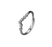 NHYHEHMR Anelli per donne, anelli per donne, dodici segni zodiacali con costellazione ad anello zircone anelli aperti y snelli di dito nocche ad anello di moda accessori di moda