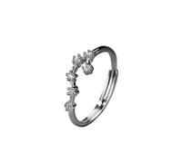 NHYHEHMR Anelli per donne, anelli per donne, dodici segni zodiacali con costellazione ad anello zircone anelli aperti y snelli di dito nocche ad anello di moda accessori di moda