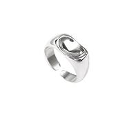 NHYHEHMR Anello di dita di apertura regolabile femminile - anello retrò a croce a croce a strati aperti classici addici alla moda di dito gioielli per le donne unisex regalo di compleanno da donna