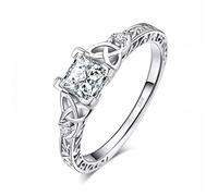 NHYHEHMR Anello di fidanzamento anelli di diamanti zirconici cubici per donne gioielli