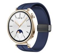 NHYHEHMR Cinturino con fibbia magnetica da 18 mm per orologio GT 4 41 mm Sostituzione da polso a cinghia silicone Sport GT4 Canda