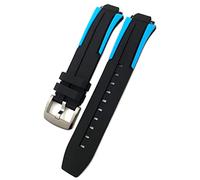 NHYHEHMR Cinturino da orologio da 18 mm in silicone in gomma per la fascia da orologio per T111417 Bracciale da polso Accessori sportivi da donna.