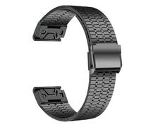 NHYHEHMR Cinturino in acciaio inossidabile in forma rapida per orologio fenix 6 7 pro 5 più 5s 6s 7s senza lacune 26mm 22mm 3hr 945 cinghia di orologio in metallo terminale curvo