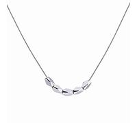 NHYHEHMR Collana a ciondolo di perle fortunate irregolari Collana a ciondolo Clavicle Chain per donne gioielli