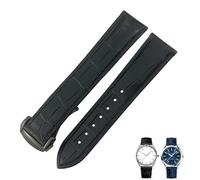 NHYHEHMR Crocodile Leather Watch Band Fit per Omega de Ville Costation 18mm 19mm 20mm 21mm 22mm Cinturino della pelle ALligatore reale