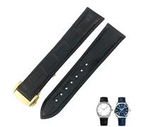 NHYHEHMR Crocodile Leather Watch Band Fit per Omega de Ville Costation 18mm 19mm 20mm 21mm 22mm Cinturino della pelle ALligatore reale