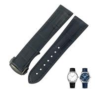 NHYHEHMR Crocodile Leather Watch Band Fit per Omega de Ville Costation 18mm 19mm 20mm 21mm 22mm Cinturino della pelle ALligatore reale