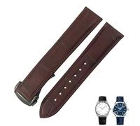 NHYHEHMR Crocodile Leather Watch Band Fit per Omega de Ville Costation 18mm 19mm 20mm 21mm 22mm Cinturino della pelle ALligatore reale