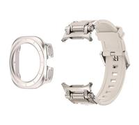 NHYHEHMR Custodia da 2 in 1 cinghia per Galaxy Watch 7 Ultra 47mm Schermo di protezione Schermo del braccialetto per Galaxy Watch 7 Ultra Watchbands