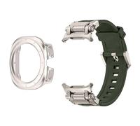 NHYHEHMR Custodia da 2 in 1 cinghia per Galaxy Watch 7 Ultra 47mm Schermo di protezione Schermo del braccialetto per Galaxy Watch 7 Ultra Watchbands
