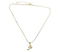 NHYHEHMR Elegante lettera di strass una collana per donne gioielli a sospensione per feste di abbigliamento quotidiano e occasioni speciali