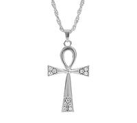 NHYHEHMR Fashion Women & Men Rhinestone Cross Pendants Necklaces Hip Hop Jewelry Long Chain gift Large Collection Of Cross