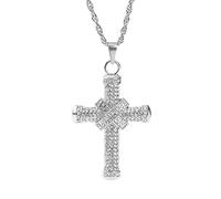 NHYHEHMR Fashion Women & Men Rhinestone Cross Pendants Necklaces Hip Hop Jewelry Long Chain gift Large Collection Of Cross