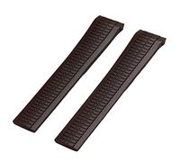 NHYHEHMR for Aquanaut 5062/450R-001 Metal Pins Watch Belt 21mm Rubber Watchband (Color : White, Size : Rose Buckle)