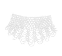NHYHEHMR Funl Collar Pearl Elegante Falso Collaggio Falso Collana Collana Strana Nera IMITAZIONE PERLA