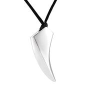 NHYHEHMR Gioielli per ragazze gioielli per le ceneri Stainlss in acciaio un unico lupo di lupo Memoriale cremazione di cenere di cenere urna collana a pendente toccinante Cremains Holder Gifts