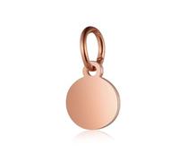 NHYHEHMR Girls Accessories 5pcs 316 Stainless Steel Mirror Polished 8-20mm Round Disc Blank Tag Charm Pendants for Engraving necklace