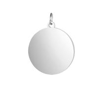 NHYHEHMR Girls Accessories 5pcs 316 Stainless Steel Mirror Polished 8-20mm Round Disc Blank Tag Charm Pendants for Engraving necklace