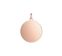 NHYHEHMR Girls Accessories 5pcs 316 Stainless Steel Mirror Polished 8-20mm Round Disc Blank Tag Charm Pendants for Engraving necklace