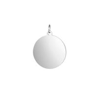 NHYHEHMR Girls Accessories 5pcs 316 Stainless Steel Mirror Polished 8-20mm Round Disc Blank Tag Charm Pendants for Engraving necklace
