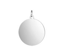 NHYHEHMR Girls Accessories 5pcs 316 Stainless Steel Mirror Polished 8-20mm Round Disc Blank Tag Charm Pendants for Engraving necklace