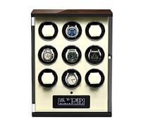 NHYHEHMR Guarda la scatola di avvolgitore per orologio automatico Winder con pannello touch e display cuscini di orologi regolabili a controllo remoto motorino silenzioso, nero, 4 0 avvolgitore