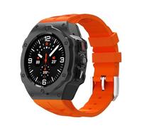 NHYHEHMR Kit di modifica di lusso per orologio galassy Ultra 47mm in acciaio inossidabile Cinta di silicone per Ultra 47mm Accessori fai da te
