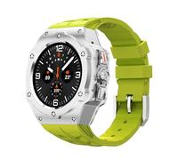 NHYHEHMR Kit di modifica di lusso per orologio galassy Ultra 47mm in acciaio inossidabile Cinta di silicone per Ultra 47mm Accessori fai da te