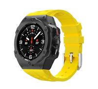 NHYHEHMR Kit di modifica di lusso per orologio galassy Ultra 47mm in acciaio inossidabile Cinta di silicone per Ultra 47mm Accessori fai da te
