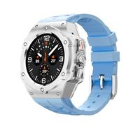 NHYHEHMR Kit di modifica di lusso per orologio galassy Ultra 47mm in acciaio inossidabile Cinta di silicone per Ultra 47mm Accessori fai da te