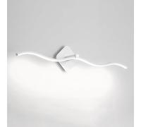 NHYHEHMR Lampada Strip Sconce Bianco Lineare Modern LED Lighting Freeture Vanity Specchio Front Montaggio Fronta Lampada a parete lunghe a 3 colori Sconces per comodino da comodino bagno