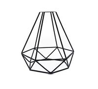 NHYHEHMR Lampade da tavolo per camera da letto Retro Metal Shade LED Creative Red Wine Glass Bottiglia Lampada Night Light Iron Filo Lampada Black Camera da letto Camera da letto (B)